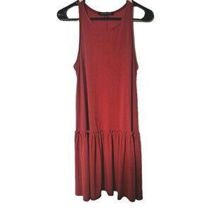 067) Nik & Nash Womens Medium Red Dress Sleeveless Fit & Flare Party Holiday